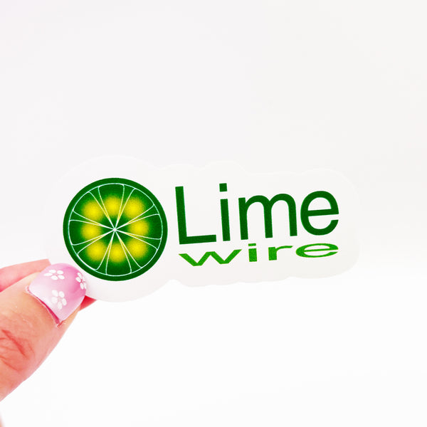 Lime Wire Vinyl Decal - Fabulously Planned