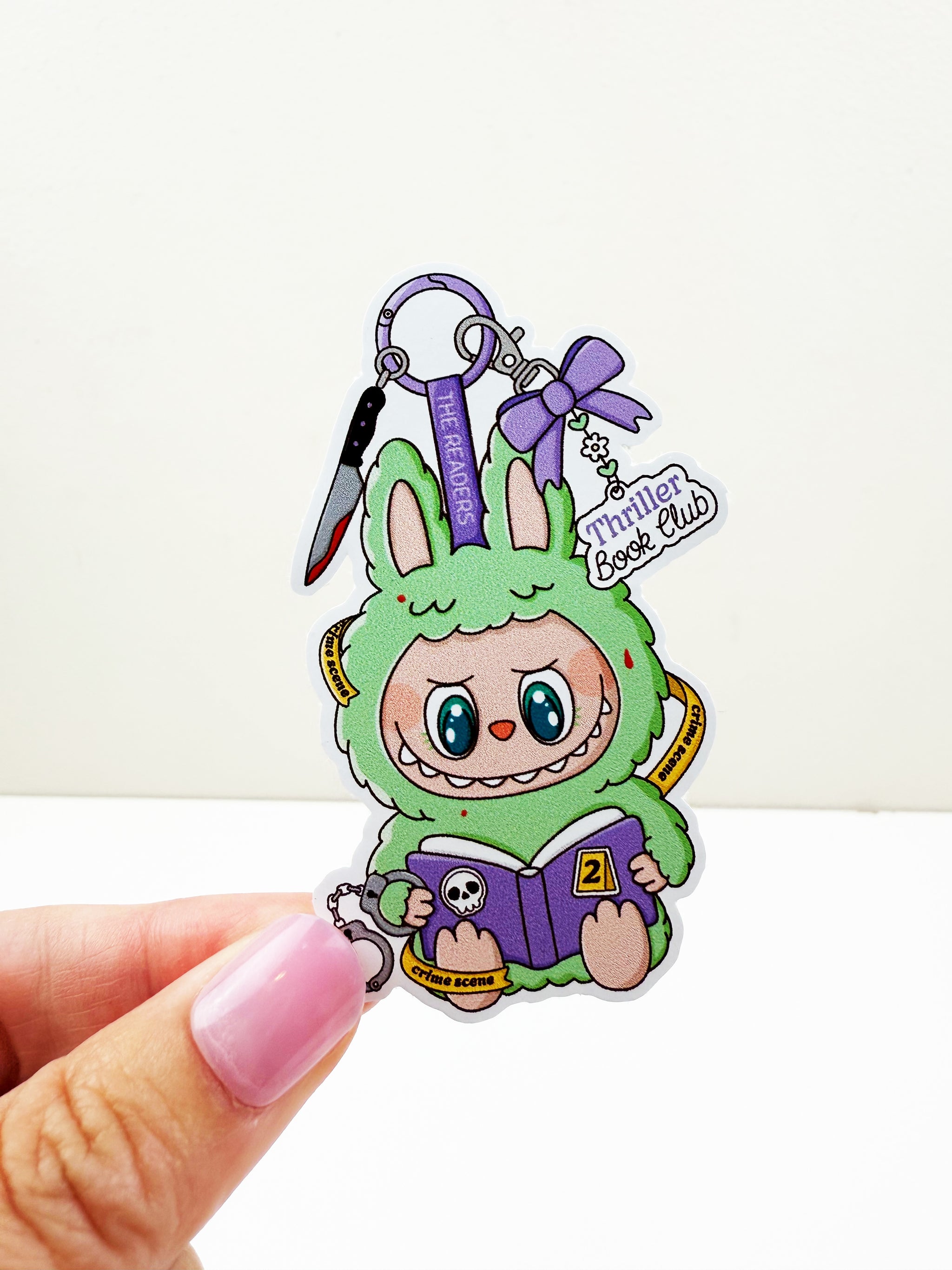 Thriller Book Club Vinyl Decal