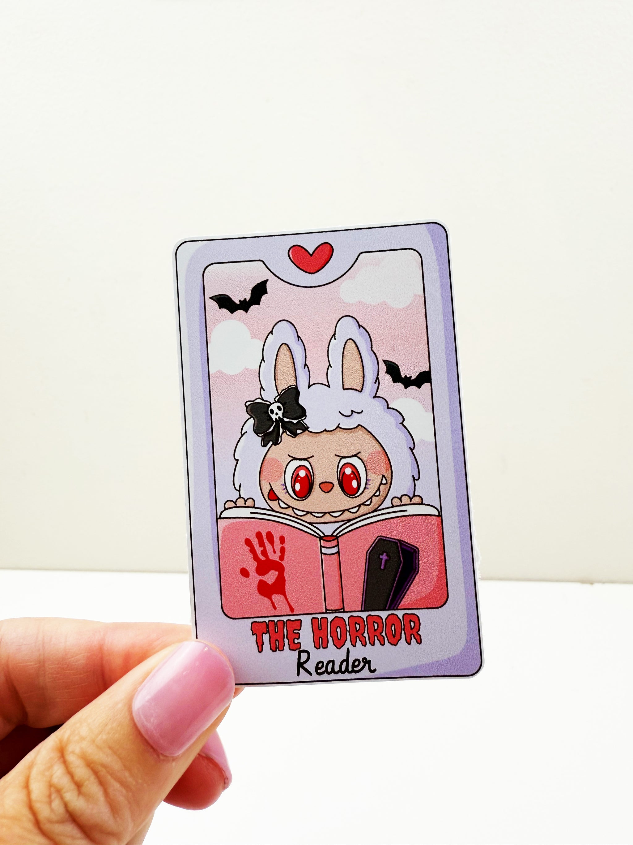 The Horror Reader Vinyl Decal