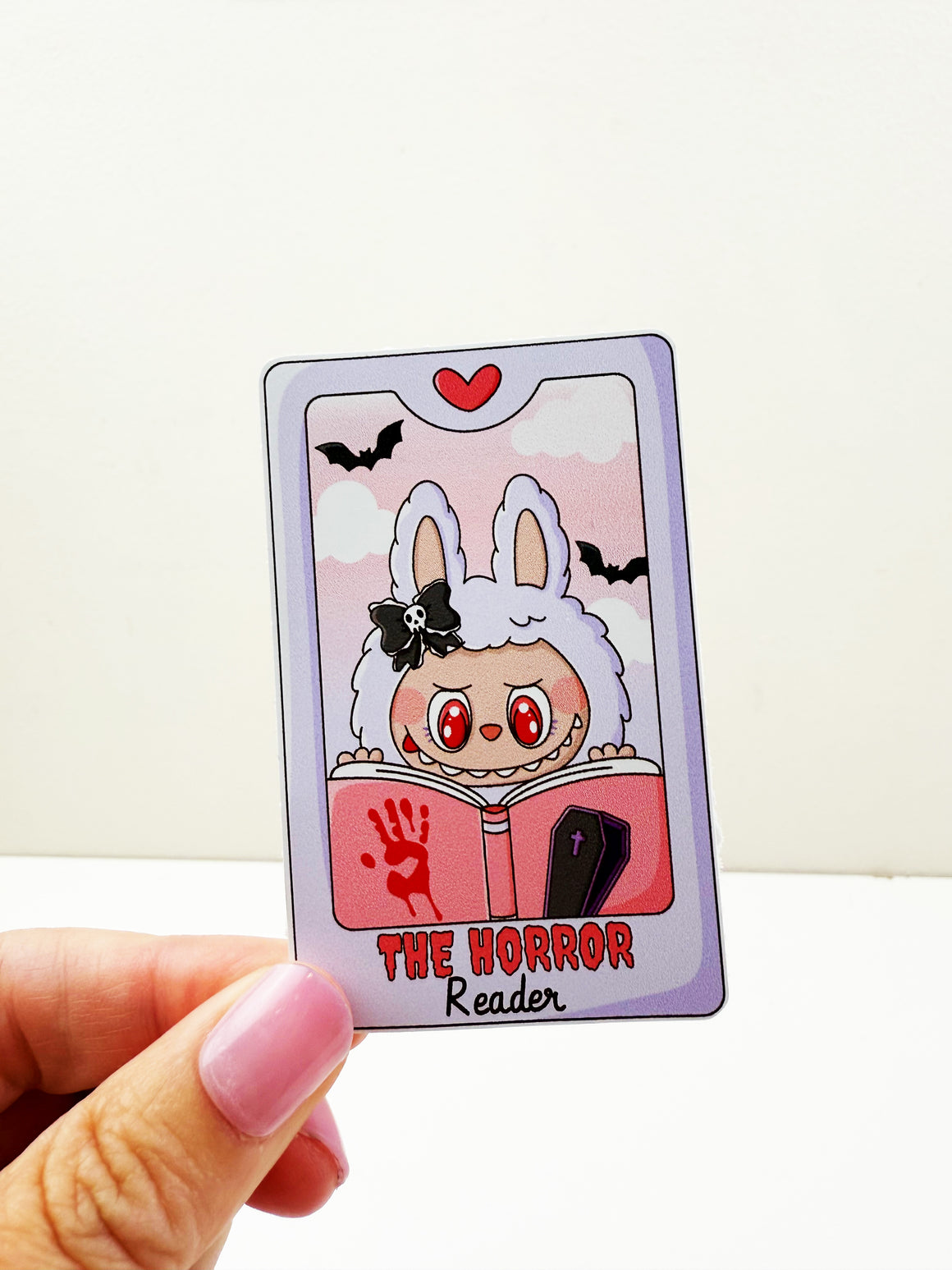 The Horror Reader Vinyl Decal