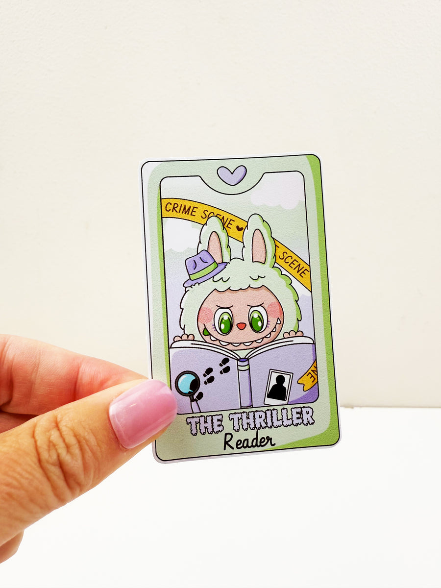 The Thriller Reader Vinyl Decal