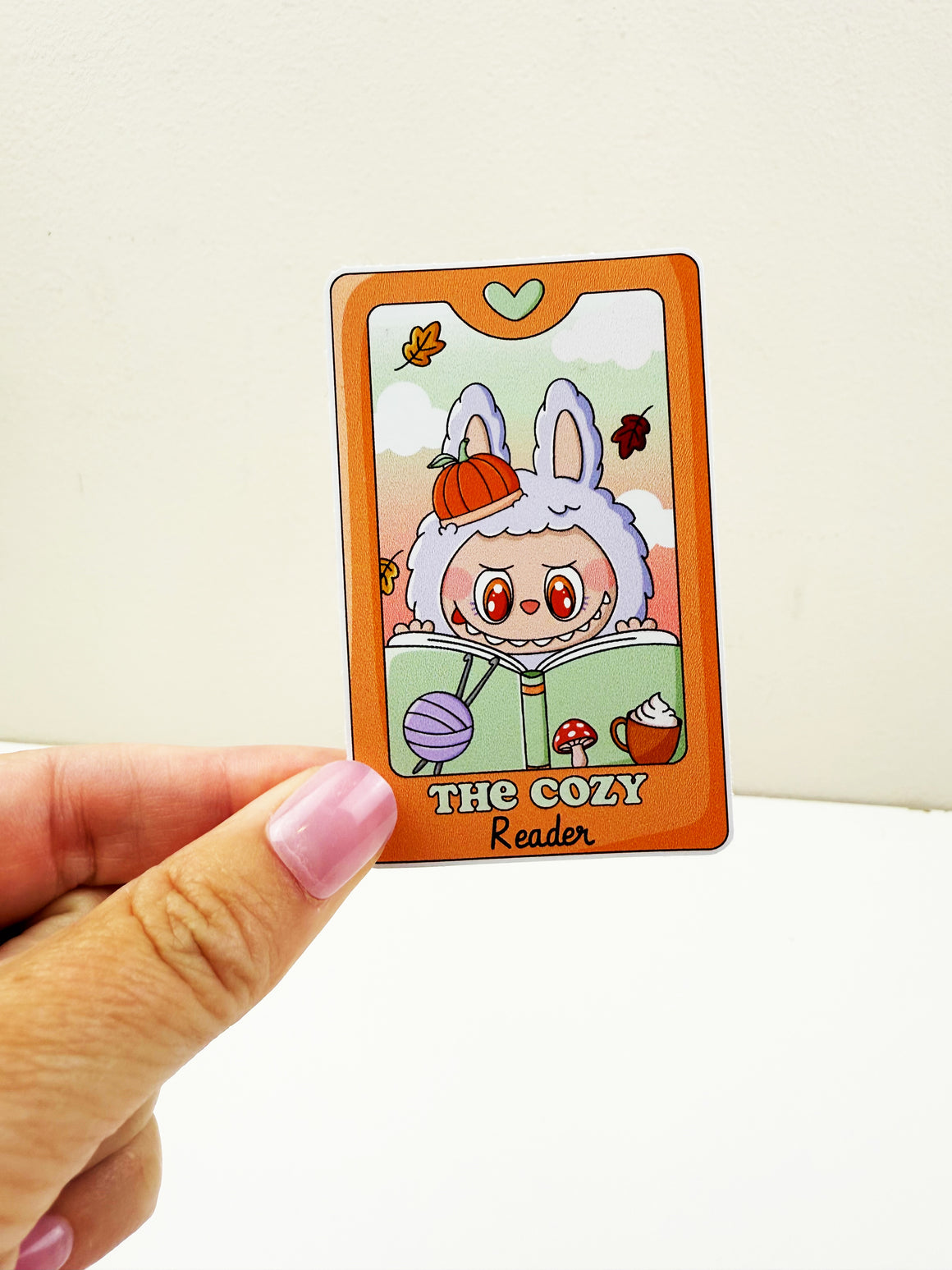 The Cozy Reader Vinyl Decal