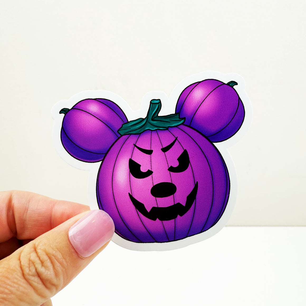 Purple Pumpkin Vinyl Decal