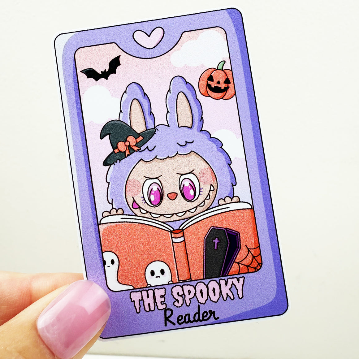 The Spooky Reader Vinyl Decal