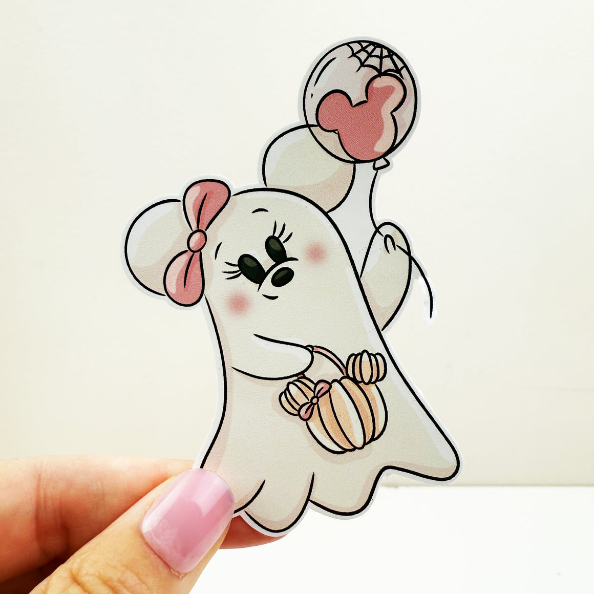 Minnie Ghost Vinyl Decal