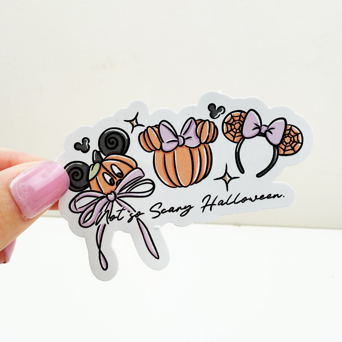 Not So Scary Halloween Vinyl Decal