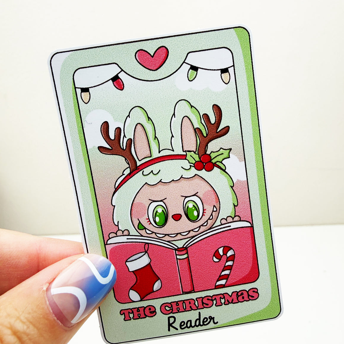The Christmas Reader Vinyl Decal