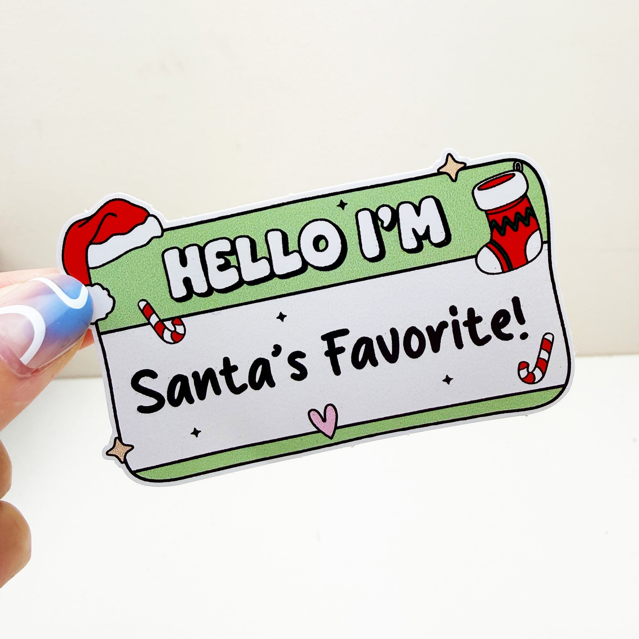 Santas Favorite Vinyl Decal