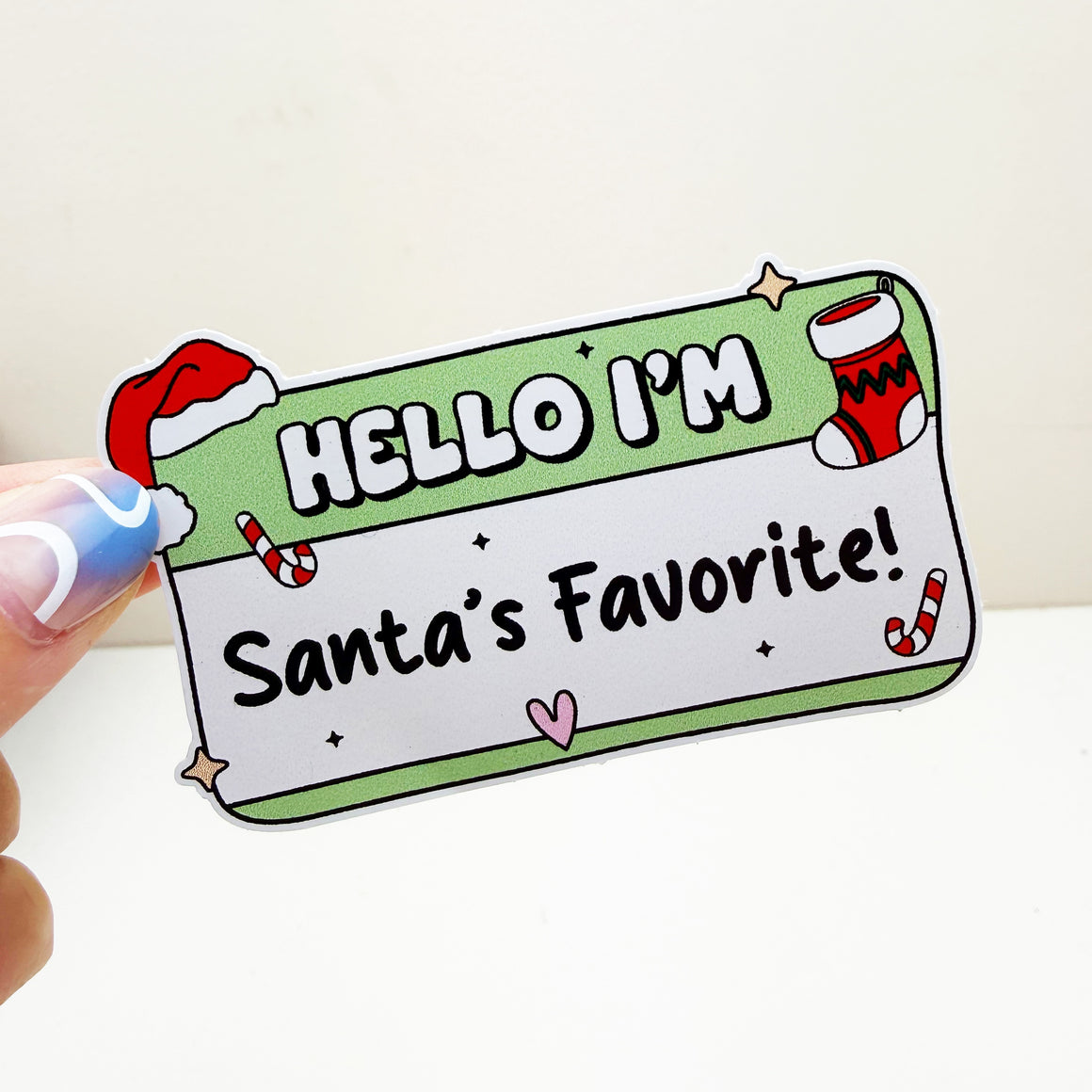 Santas Favorite Vinyl Decal