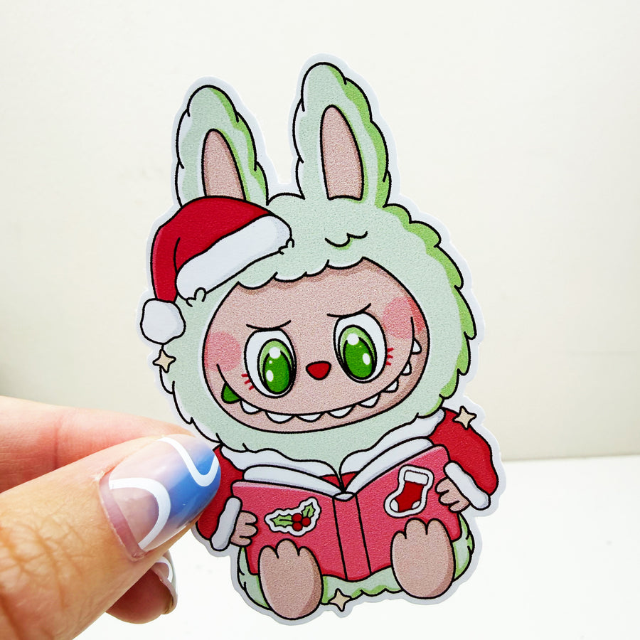 Santa Monster Vinyl Decal