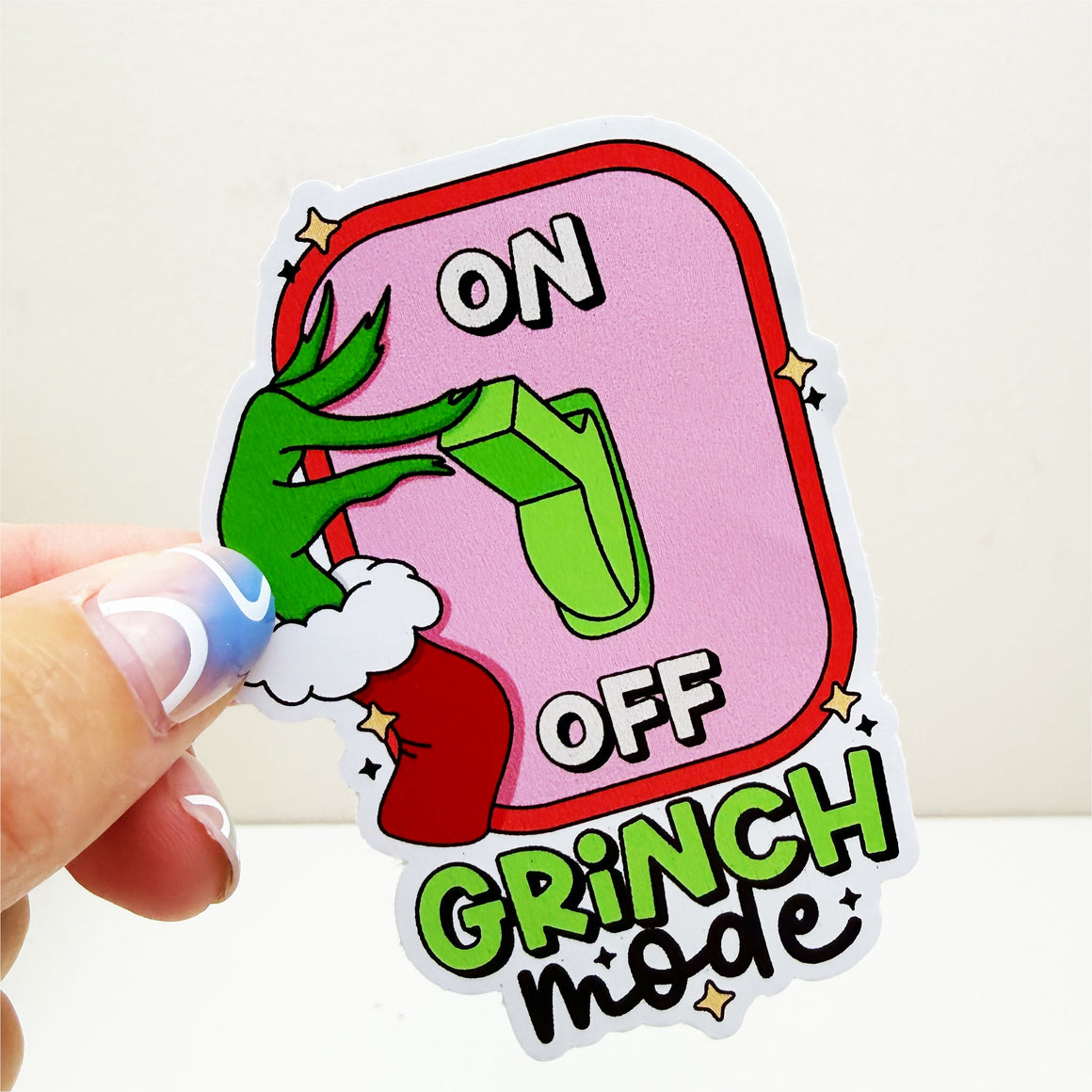 Grinch Mode Vinyl Decal