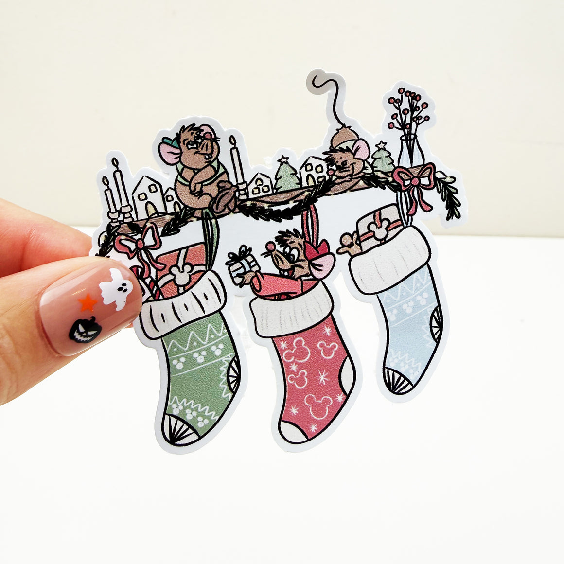 Cinderella Christmas Vinyl Decal