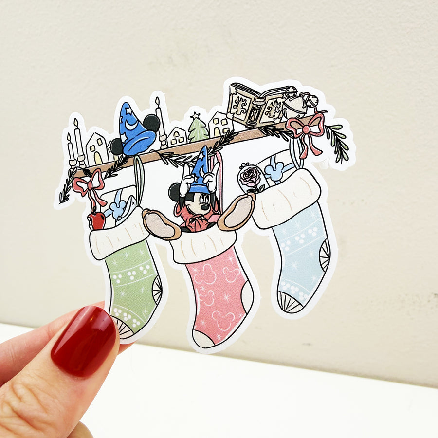 Sorcerer Christmas Vinyl Decal