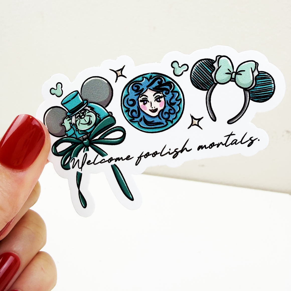 Welcome Foolish Mortals Vinyl Decal