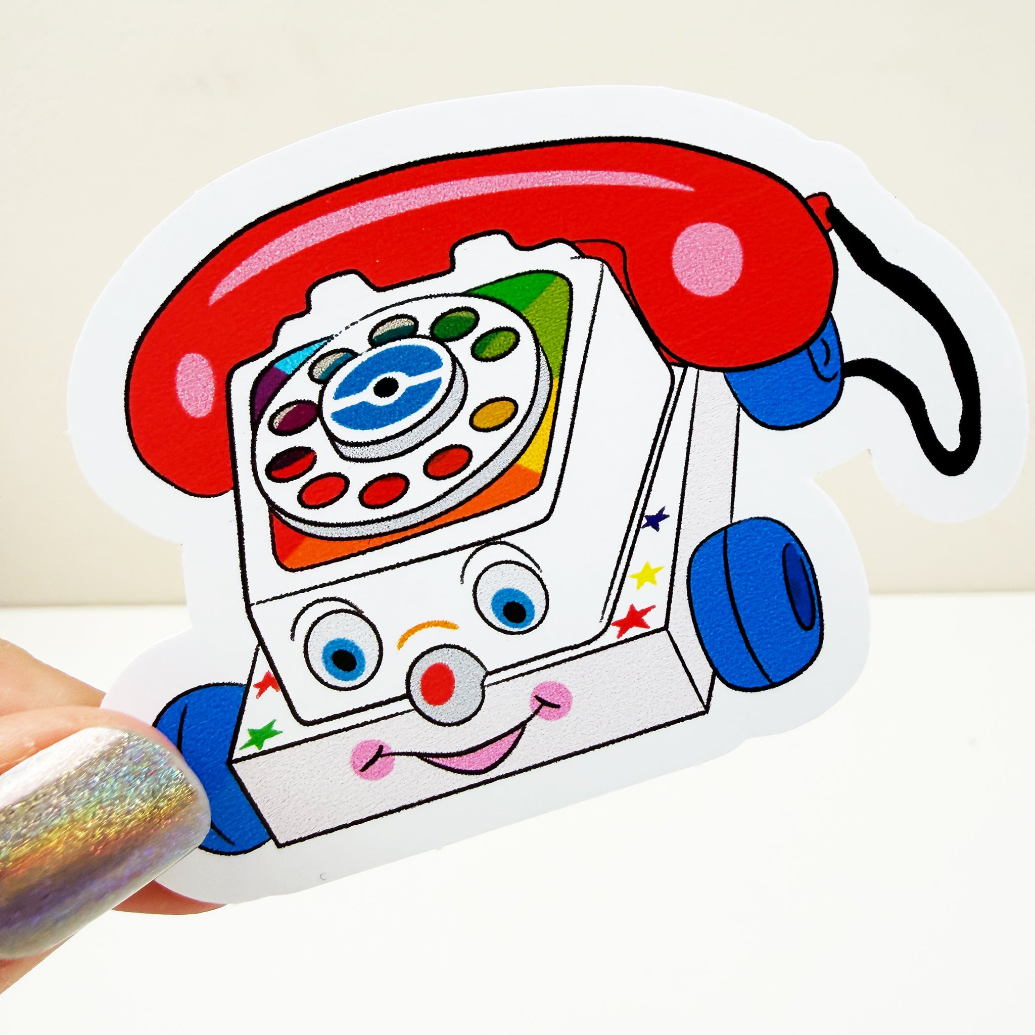 Toy Phone Vinyl Decal