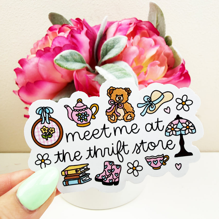 Meet me in the Thrift Store Vinyl Decal