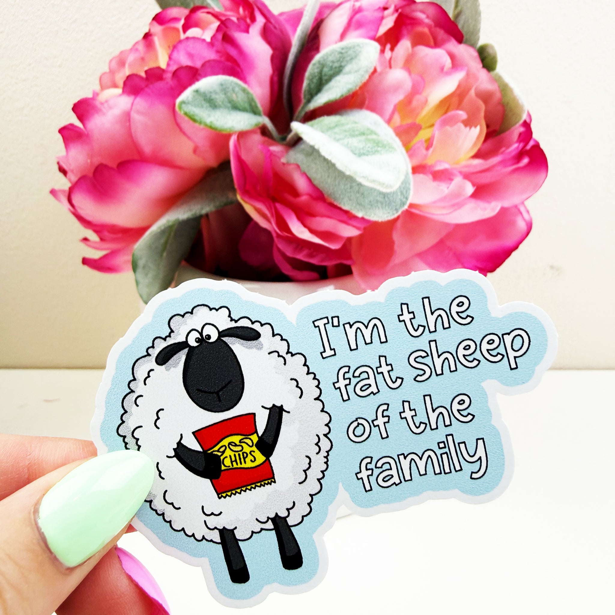 I'm The Fat Sheep of the Family Vinyl Decal