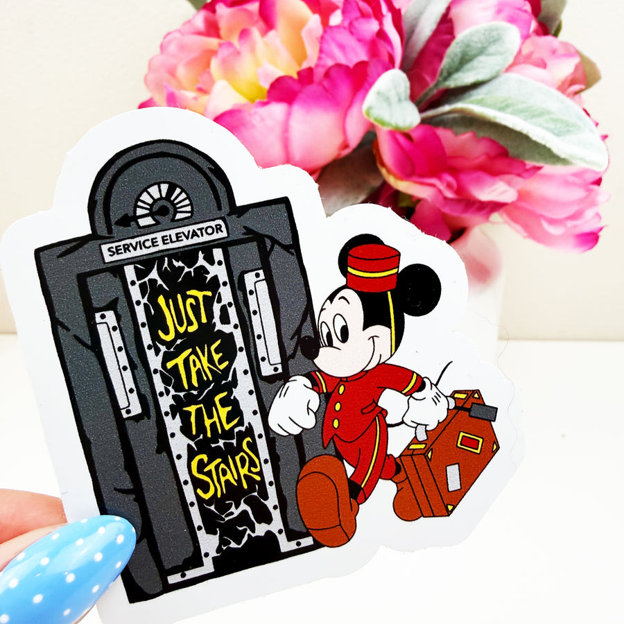 Just Take the Stairs Vinyl Decal