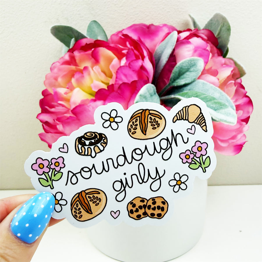 Sourdough Girlie Vinyl Decal