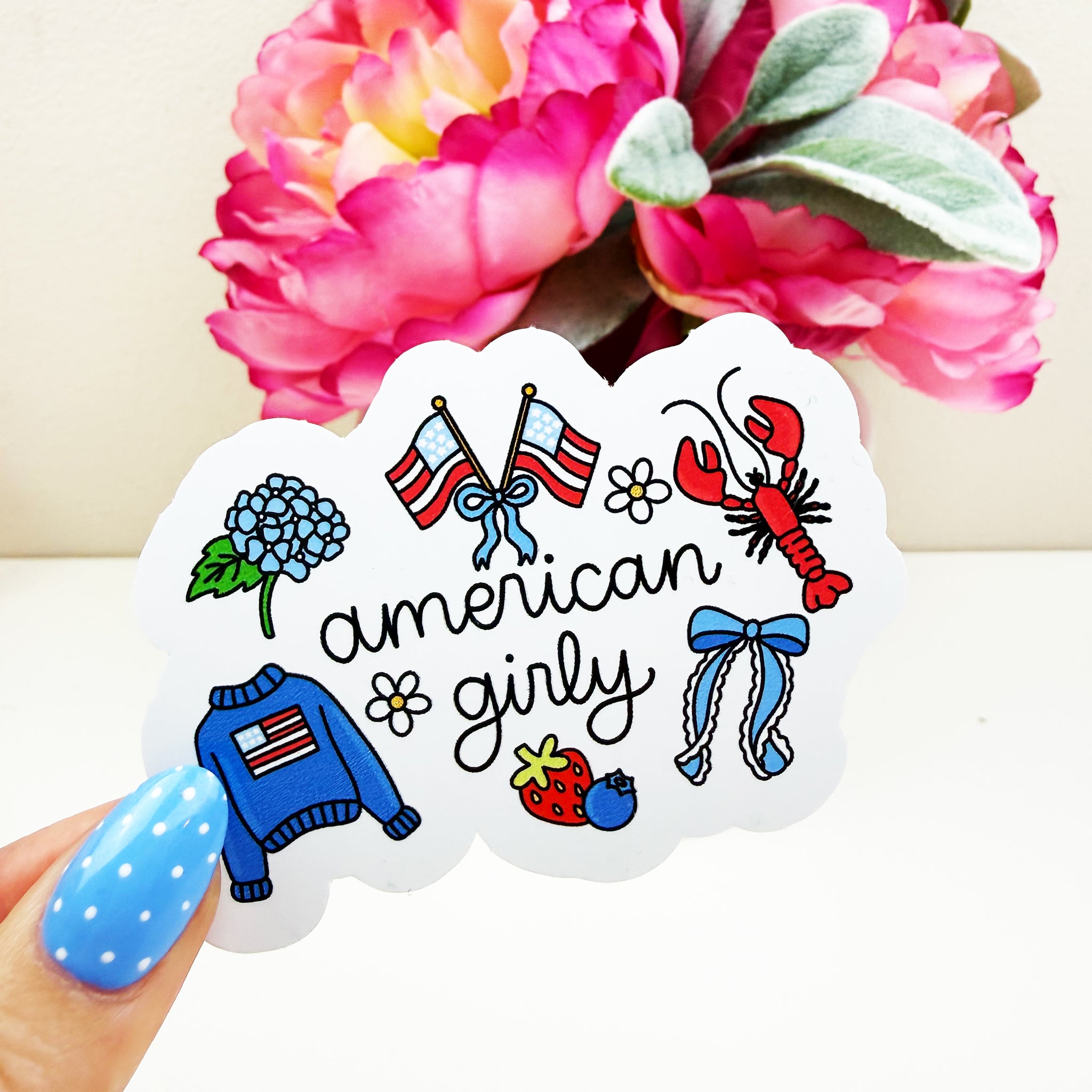 American Girlie Vinyl Decal