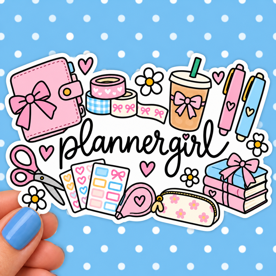 Planner Girl Vinyl Decal