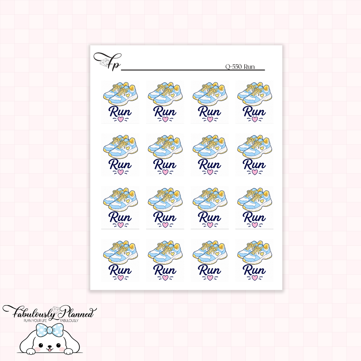 Run Planner Stickers