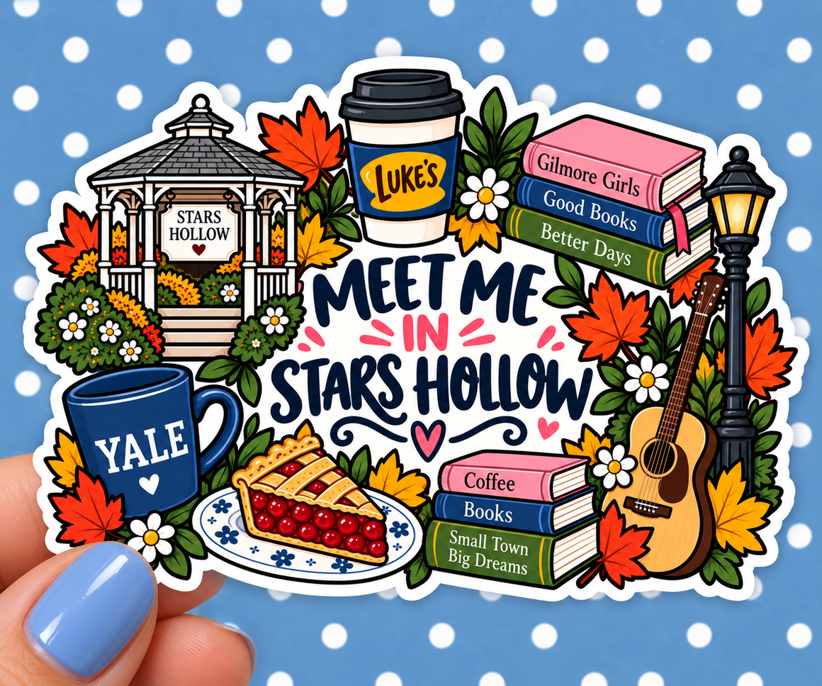 Meet Me in Stars Hollow Vinyl Decal