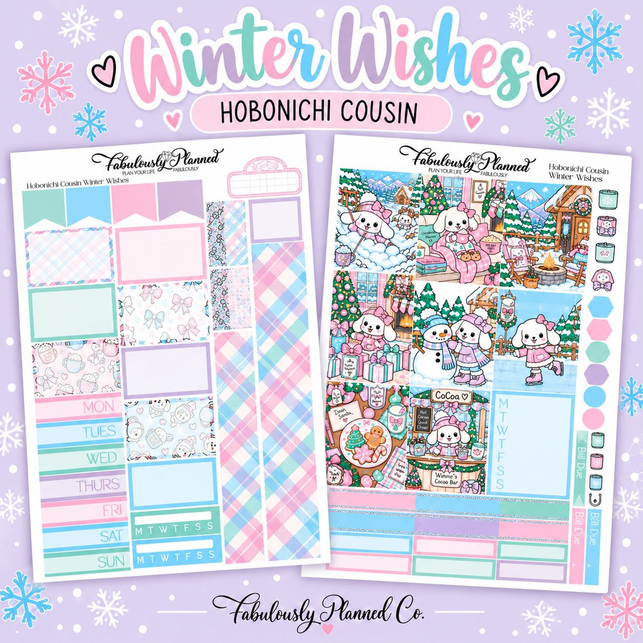 Winter Wishes - Hobonichi Cousin