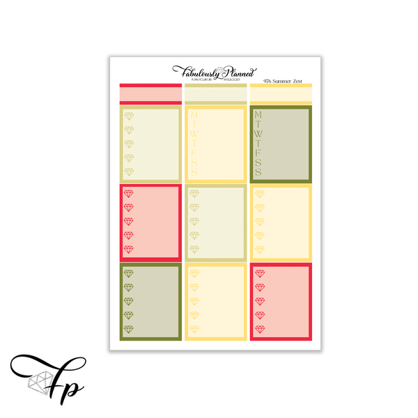 Summer Zest - Full Carat Collection - Fabulously Planned