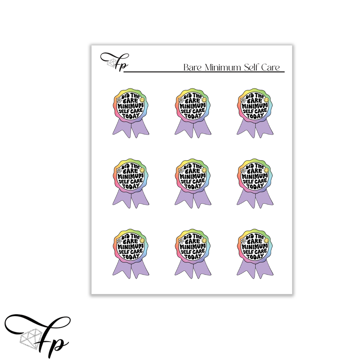 Did the Bare Minimum Stickers - Fabulously Planned