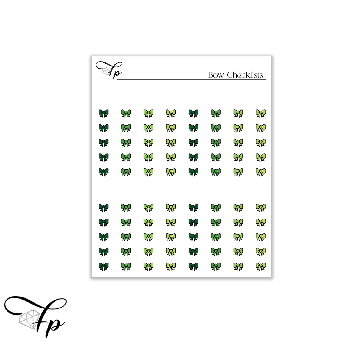 Lucky Cottage Bow Checklists