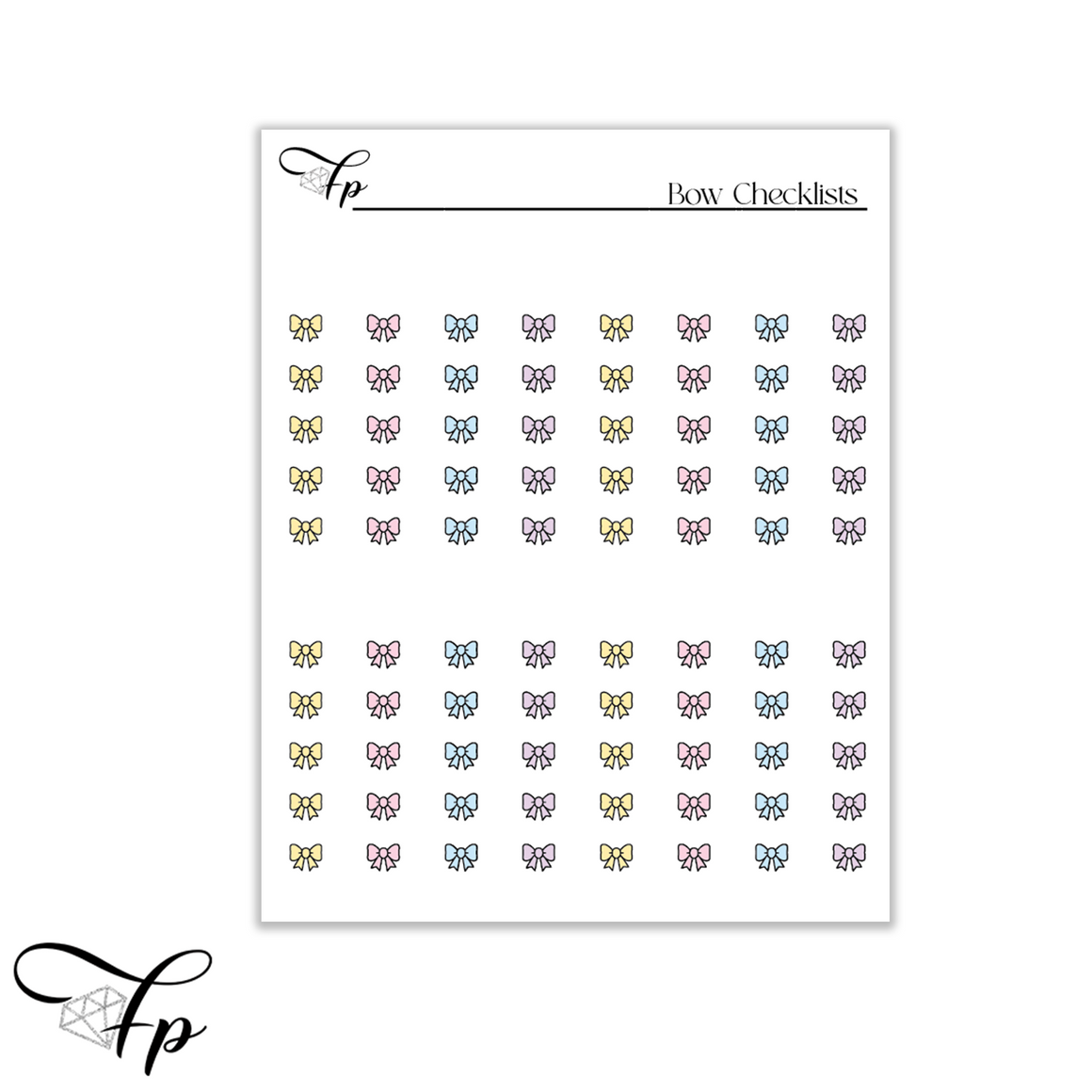 Girls Night In Bow Checklists
