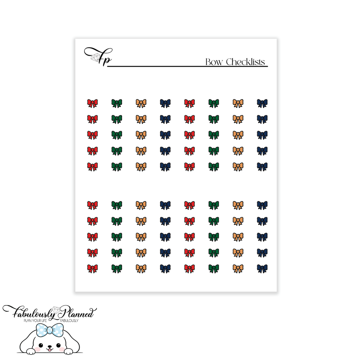 The Santa Clause Bow Checklists
