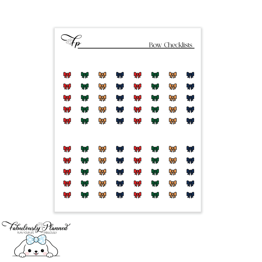 The Santa Clause Bow Checklists