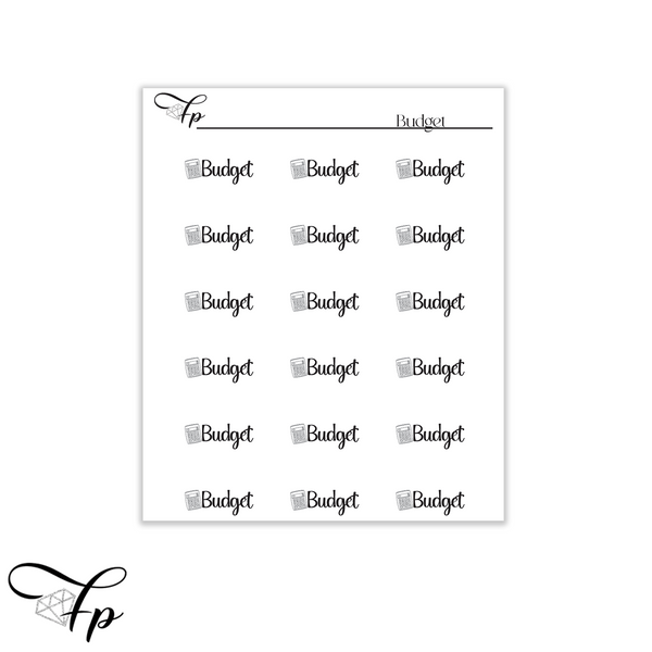 Budget Script - Fabulously Planned