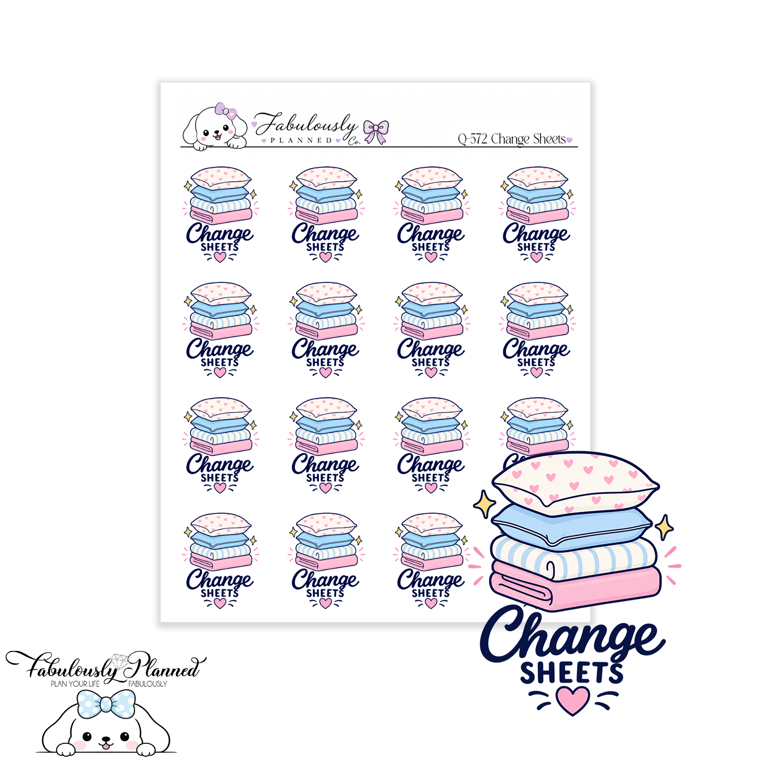 Change Sheets Planner Stickers