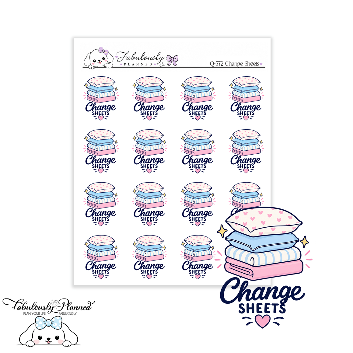 Change Sheets Planner Stickers