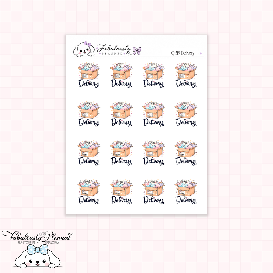 Delivery Planner Stickers