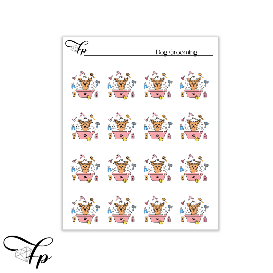 Dog Grooming Stickers