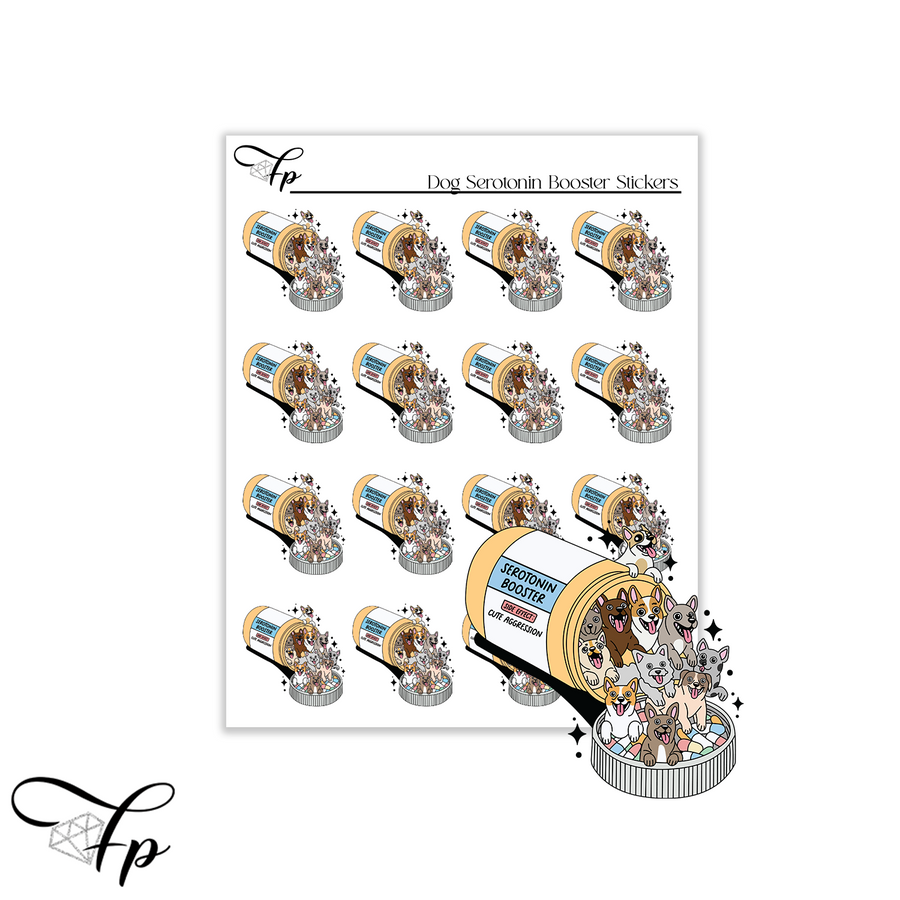 Dog Serotonin Booster Stickers