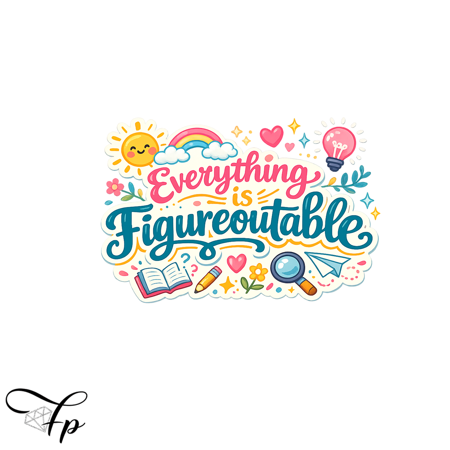 Everything is Figureoutable Vinyl Decal