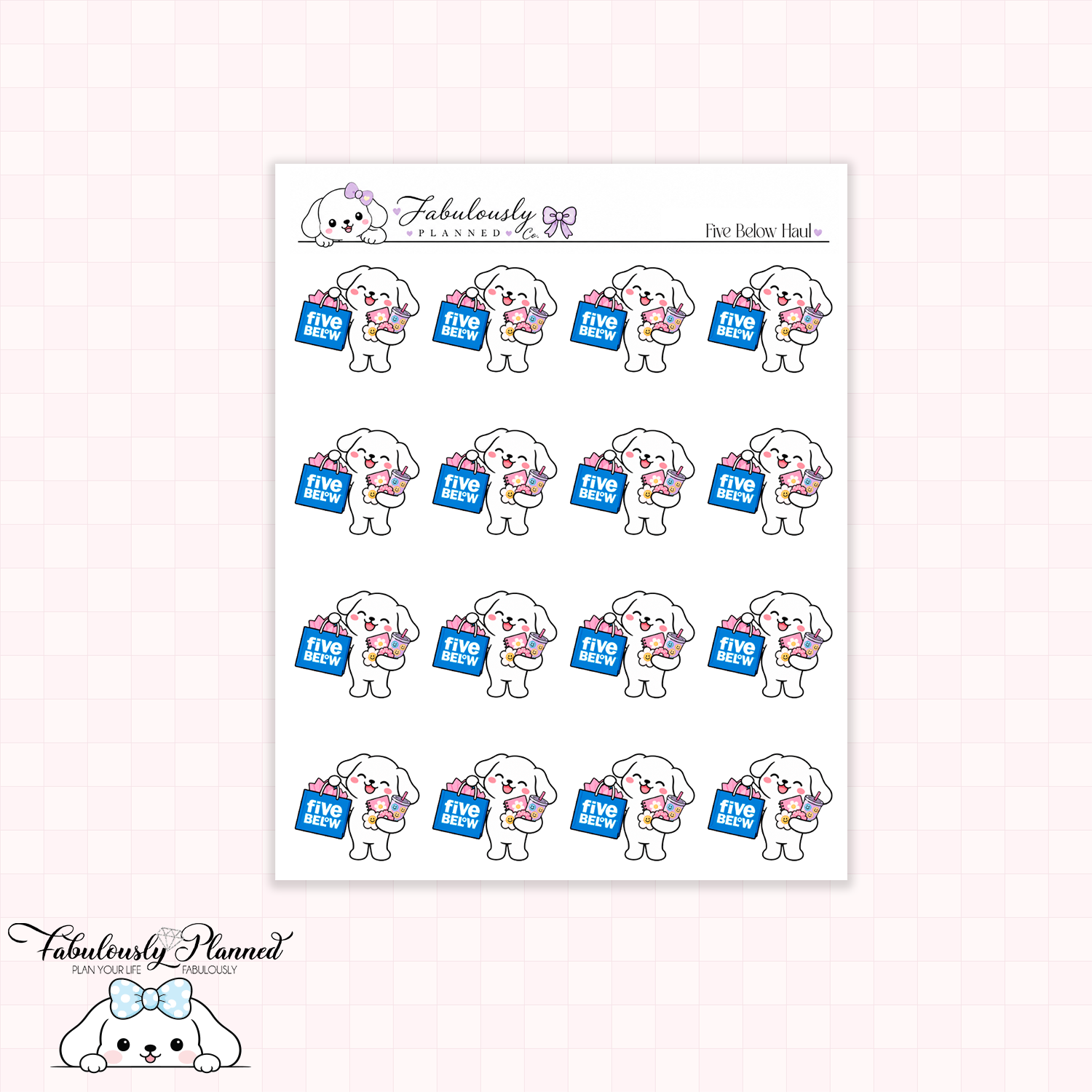 Five Below Planner Stickers