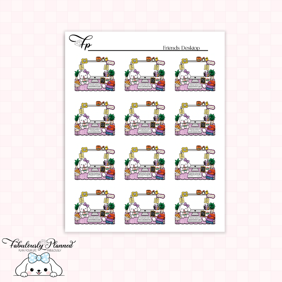 Friends Desktop Stickers
