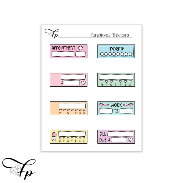 Functional Trackers - Fabulously Planned