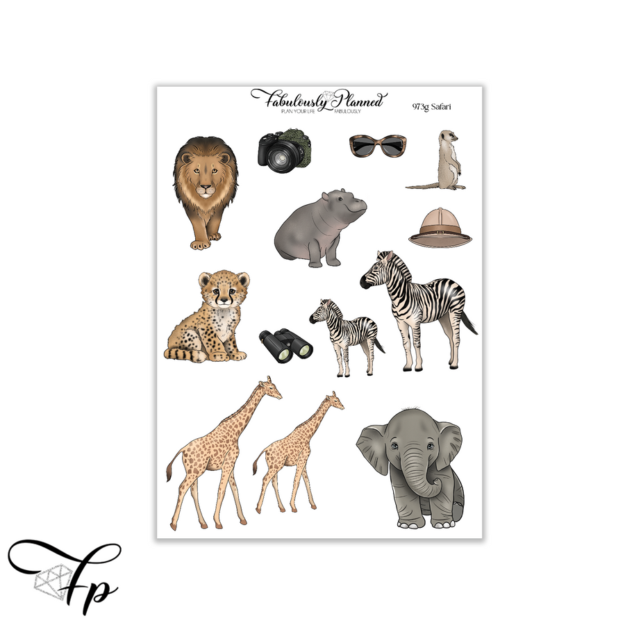 Safari Large Decorative Sheet