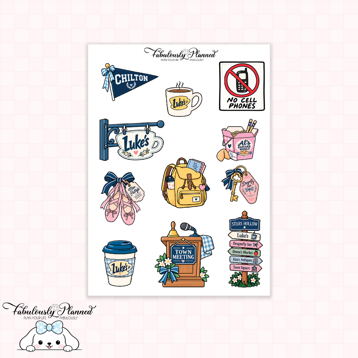 Gilmore Girls Large Decorative Sheet