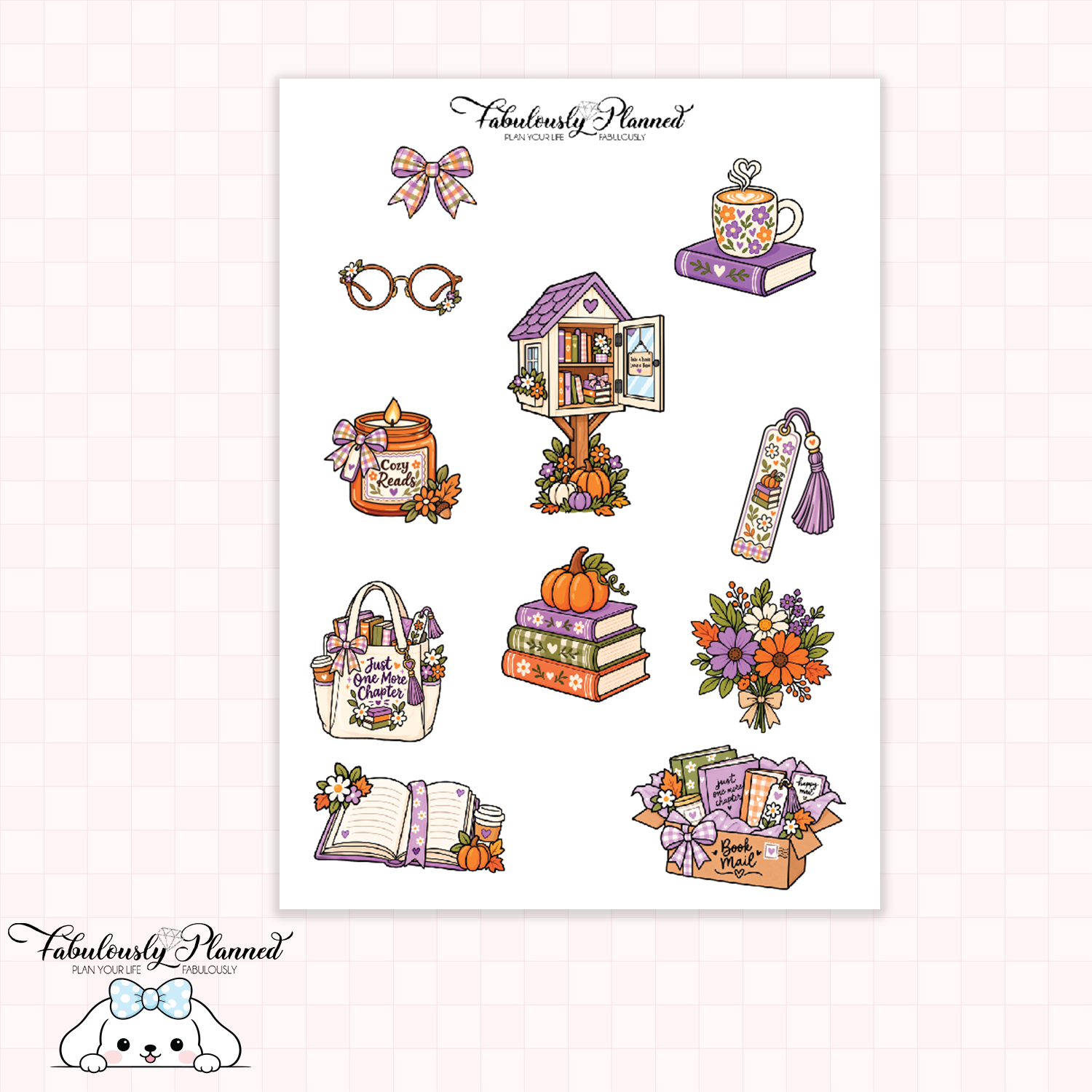 Cozy Chapters Large Decorative Sheet