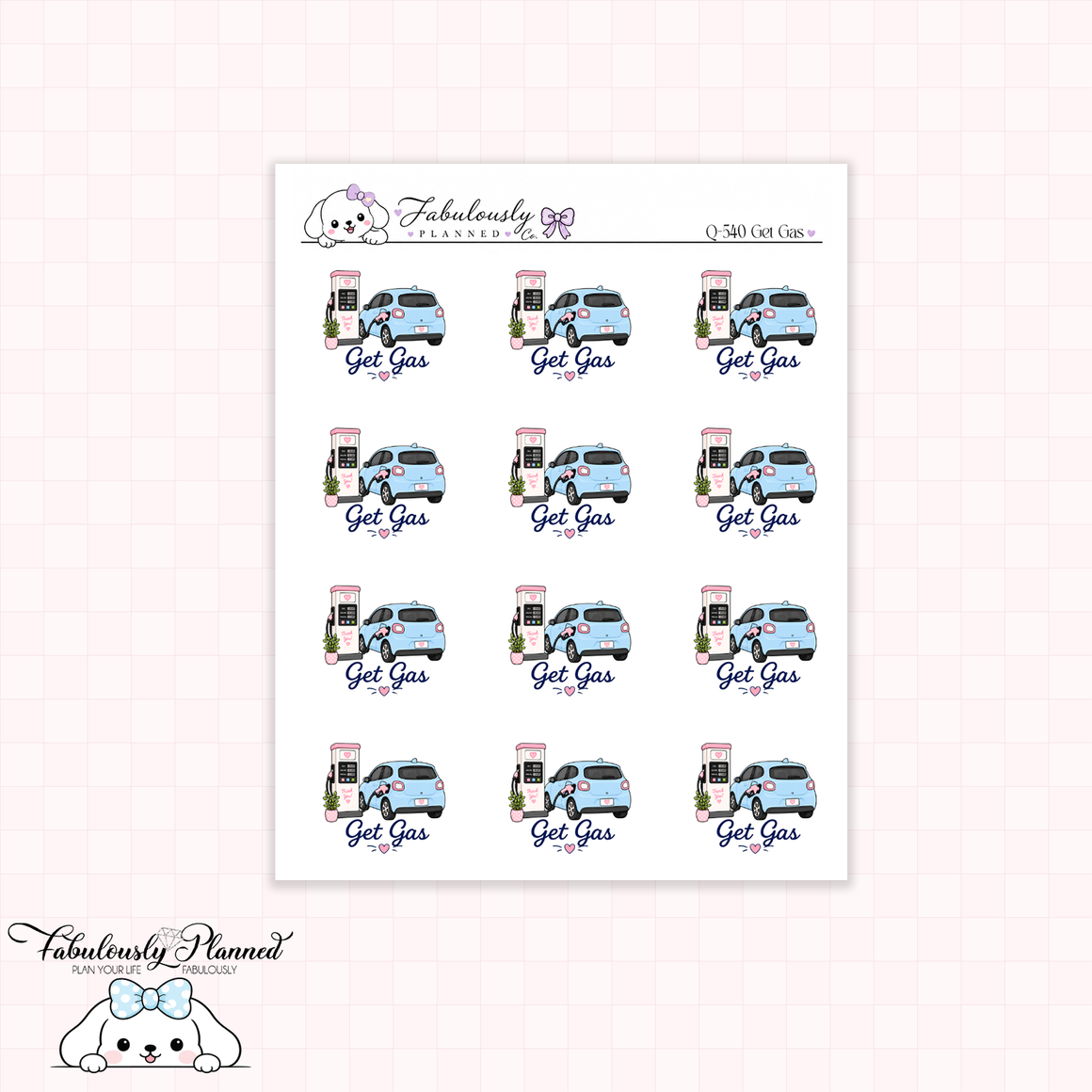 Get Gas Planner Stickers