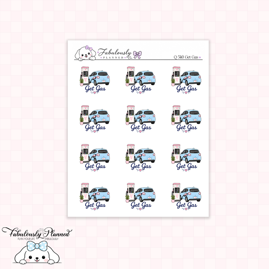 Get Gas Planner Stickers