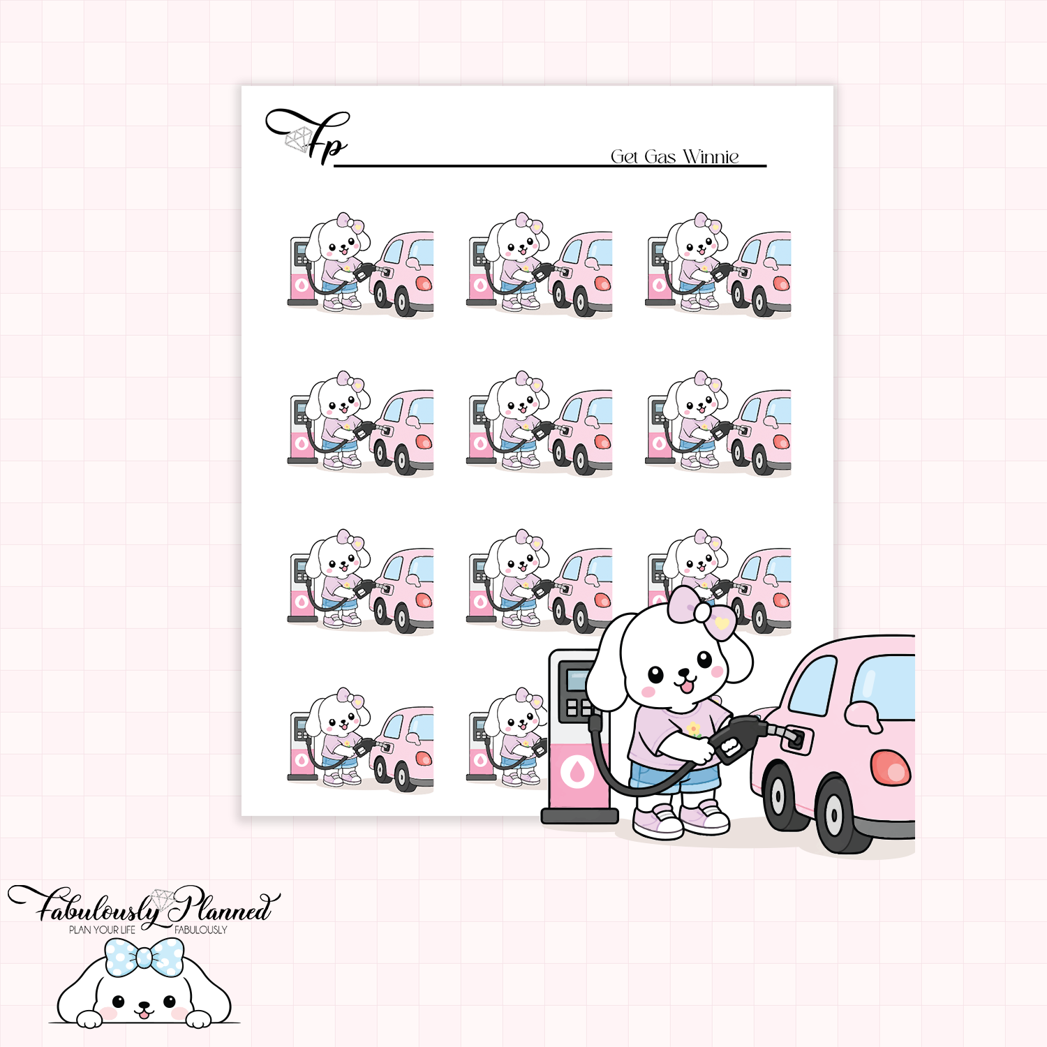 Get Gas Winnie Stickers
